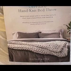 Casaluna oversized chunky knit throw